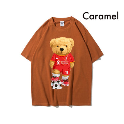 Etiquette Oversized T-Shirt - [0009] Kop Bear