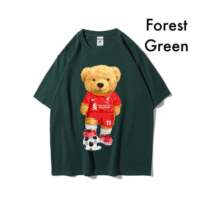 Etiquette Oversized T-Shirt - [0009] Kop Bear