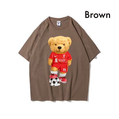 Etiquette Oversized T-Shirt - [0009] Kop Bear