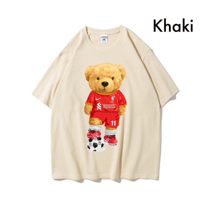 Etiquette Oversized T-Shirt - [0009] Kop Bear