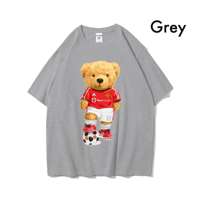 Etiquette Oversized T-Shirt - [0010] Manu Home Bear