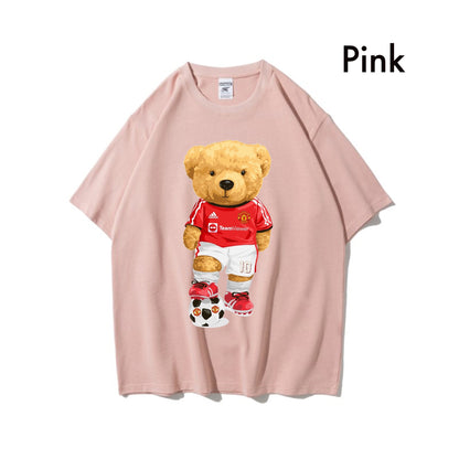 Etiquette Oversized T-Shirt - [0010] Manu Home Bear