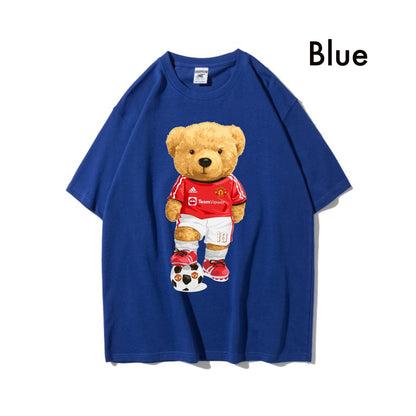 Etiquette Oversized T-Shirt - [0010] Manu Home Bear