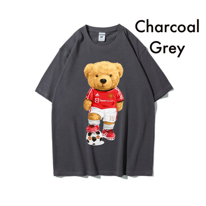 Etiquette Oversized T-Shirt - [0010] Manu Home Bear