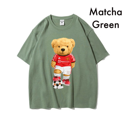 Etiquette Oversized T-Shirt - [0010] Manu Home Bear