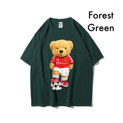 Etiquette Oversized T-Shirt - [0010] Manu Home Bear