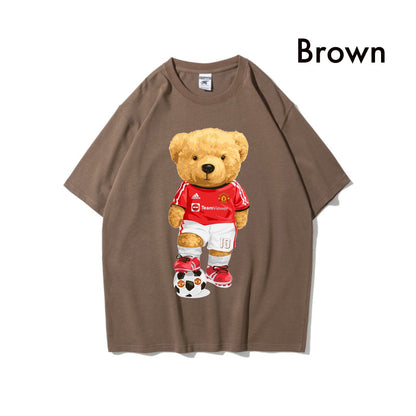 Etiquette Oversized T-Shirt - [0010] Manu Home Bear