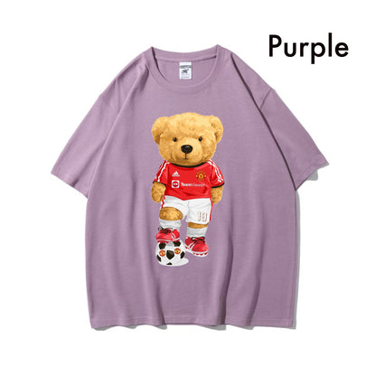 Etiquette Oversized T-Shirt - [0010] Manu Home Bear