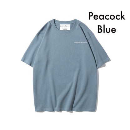Etiquette Oversized T-Shirt - [0001] Basic Crew Neck