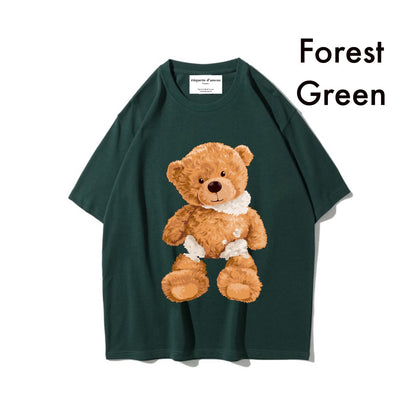 Etiquette Oversized T-Shirt - [0013] Torn Broken Bear