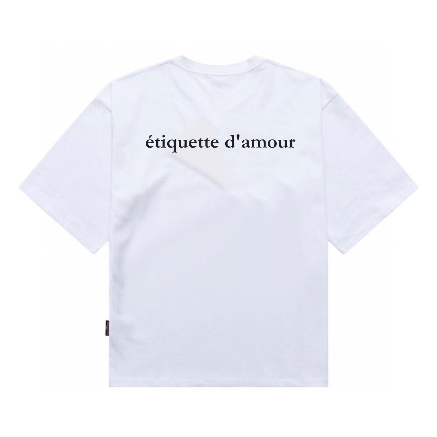 Etiquette Oversized T-Shirt - [0001] Basic Crew Neck