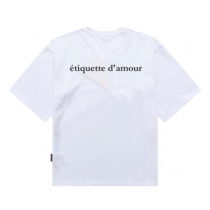 Etiquette Oversized T-Shirt - [0077] Smoking Kills