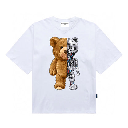 Etiquette Oversized T-Shirt - [0004] Robotics Bear