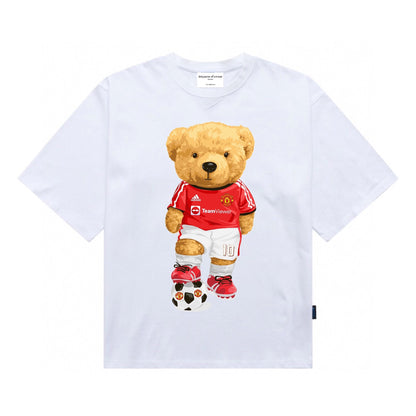 Etiquette Oversized T-Shirt - [0010] Manu Home Bear