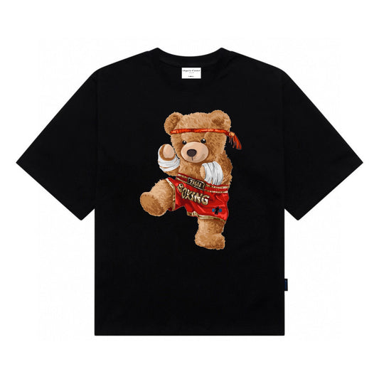 Etiquette Oversized T-Shirt - [0015] Muay Thai Bear