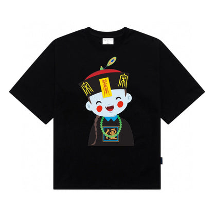 Etiquette Oversized T-Shirt - [0019] Smiling Jiang Shi