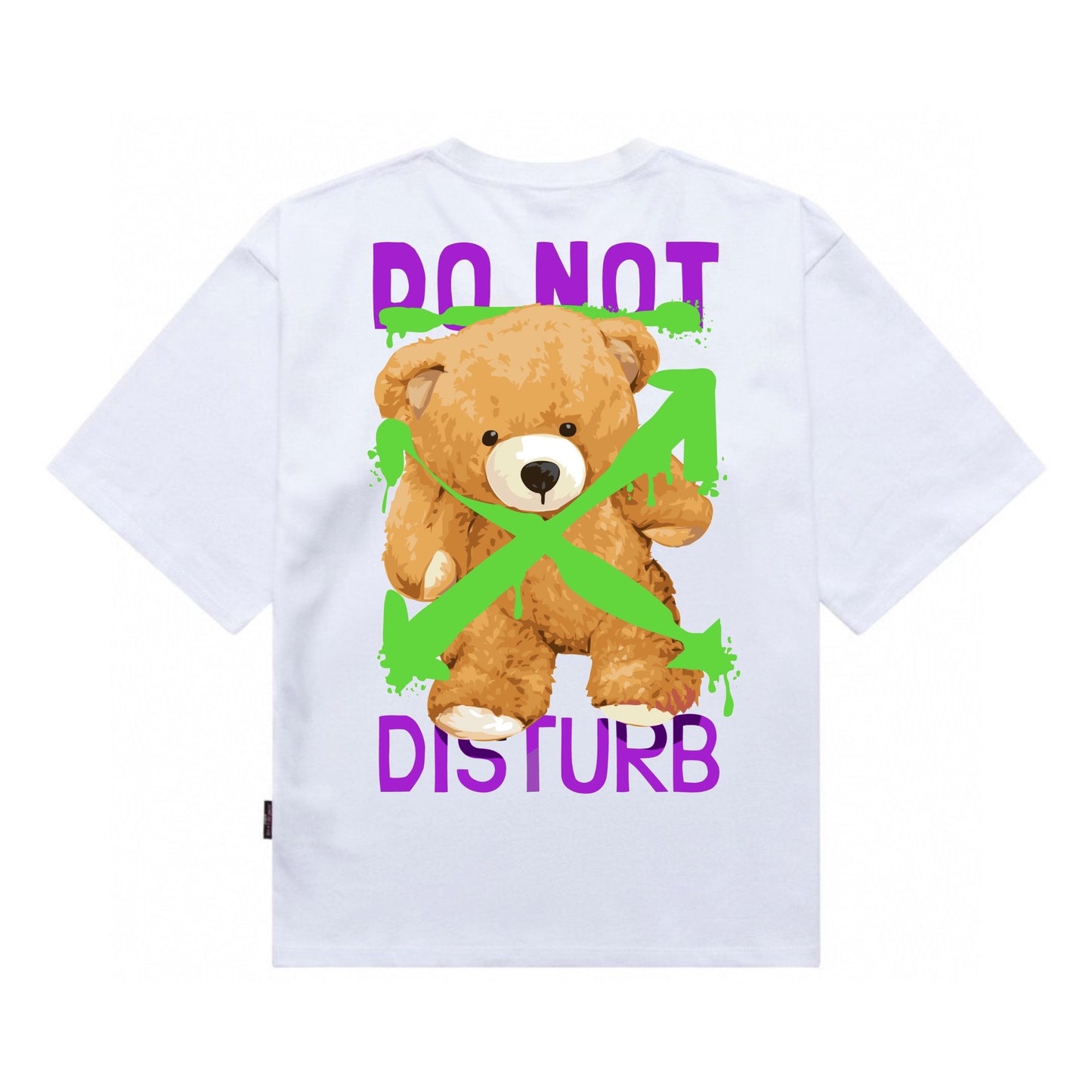 Etiquette Oversized T-Shirt - [0021] Do not Disturb Bear