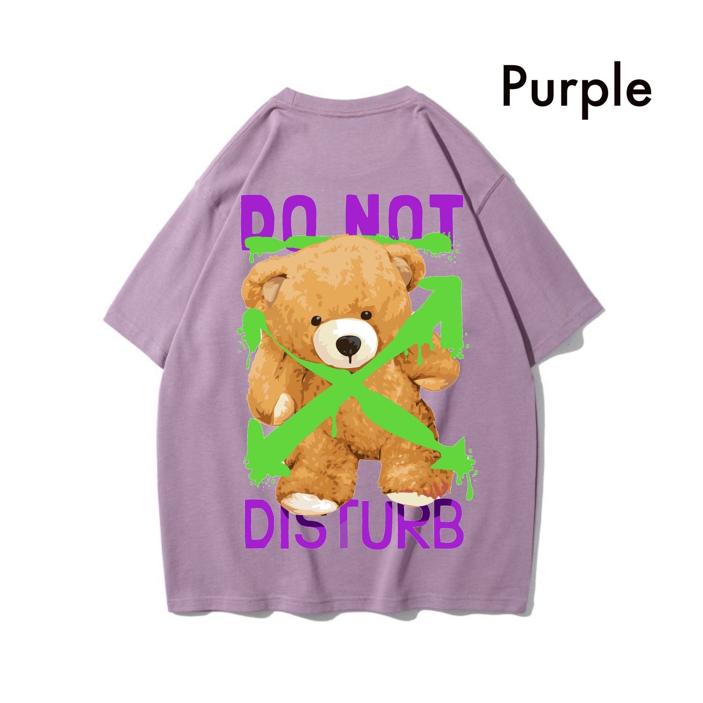 Etiquette Oversized T-Shirt - [0021] Do not Disturb Bear