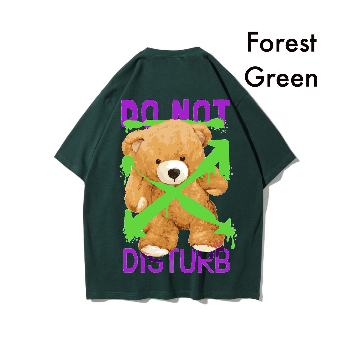 Etiquette Oversized T-Shirt - [0021] Do not Disturb Bear