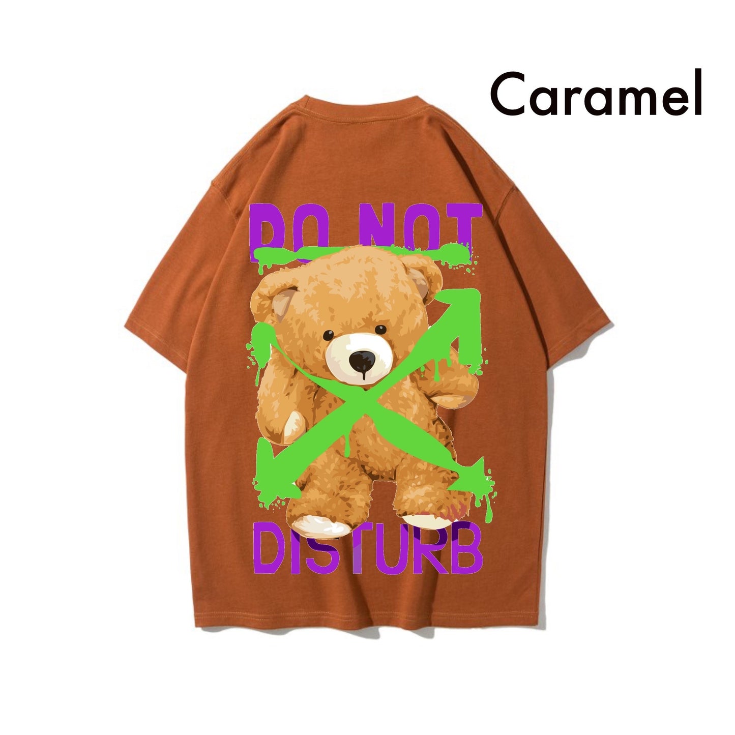 Etiquette Oversized T-Shirt - [0021] Do not Disturb Bear