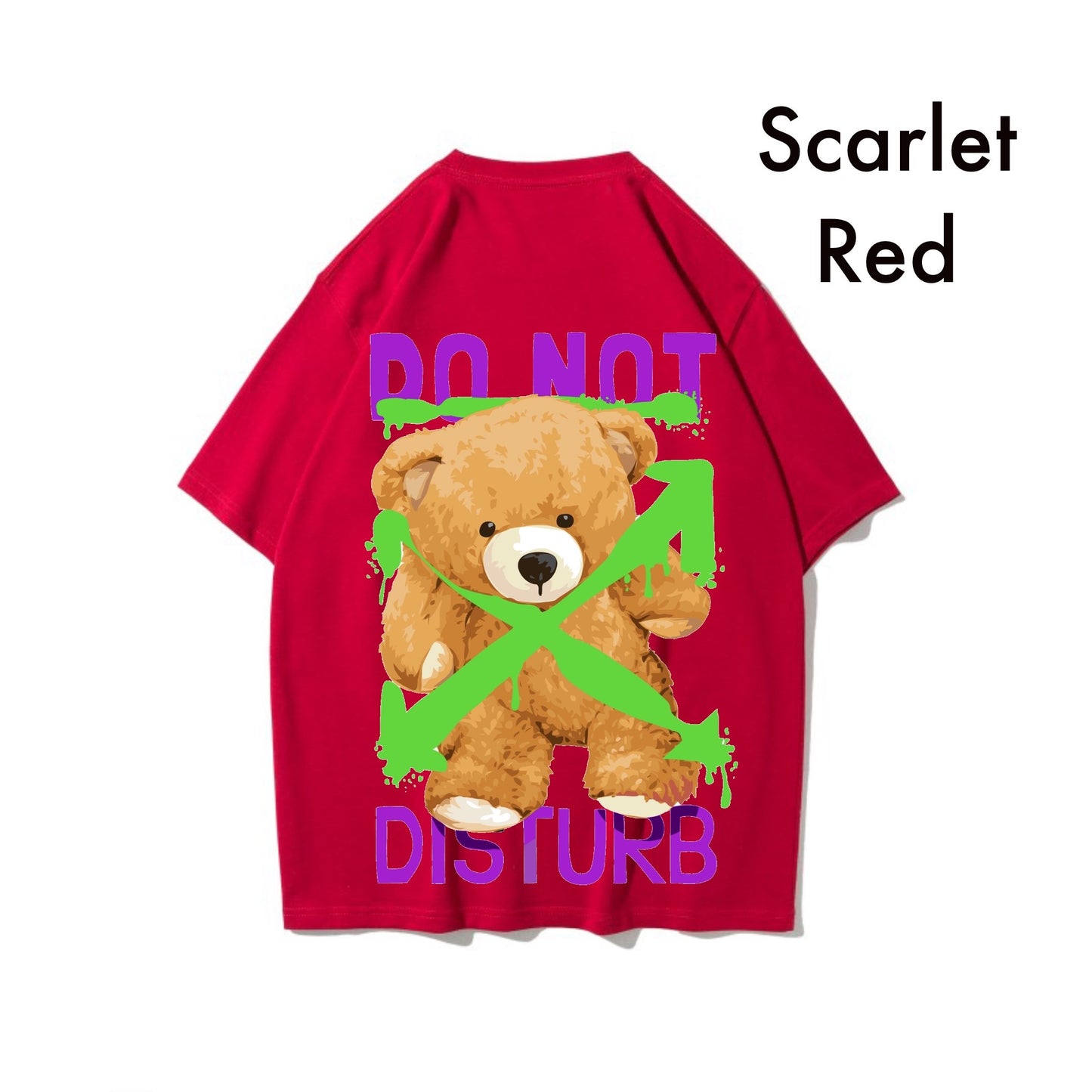 Etiquette Oversized T-Shirt - [0021] Do not Disturb Bear