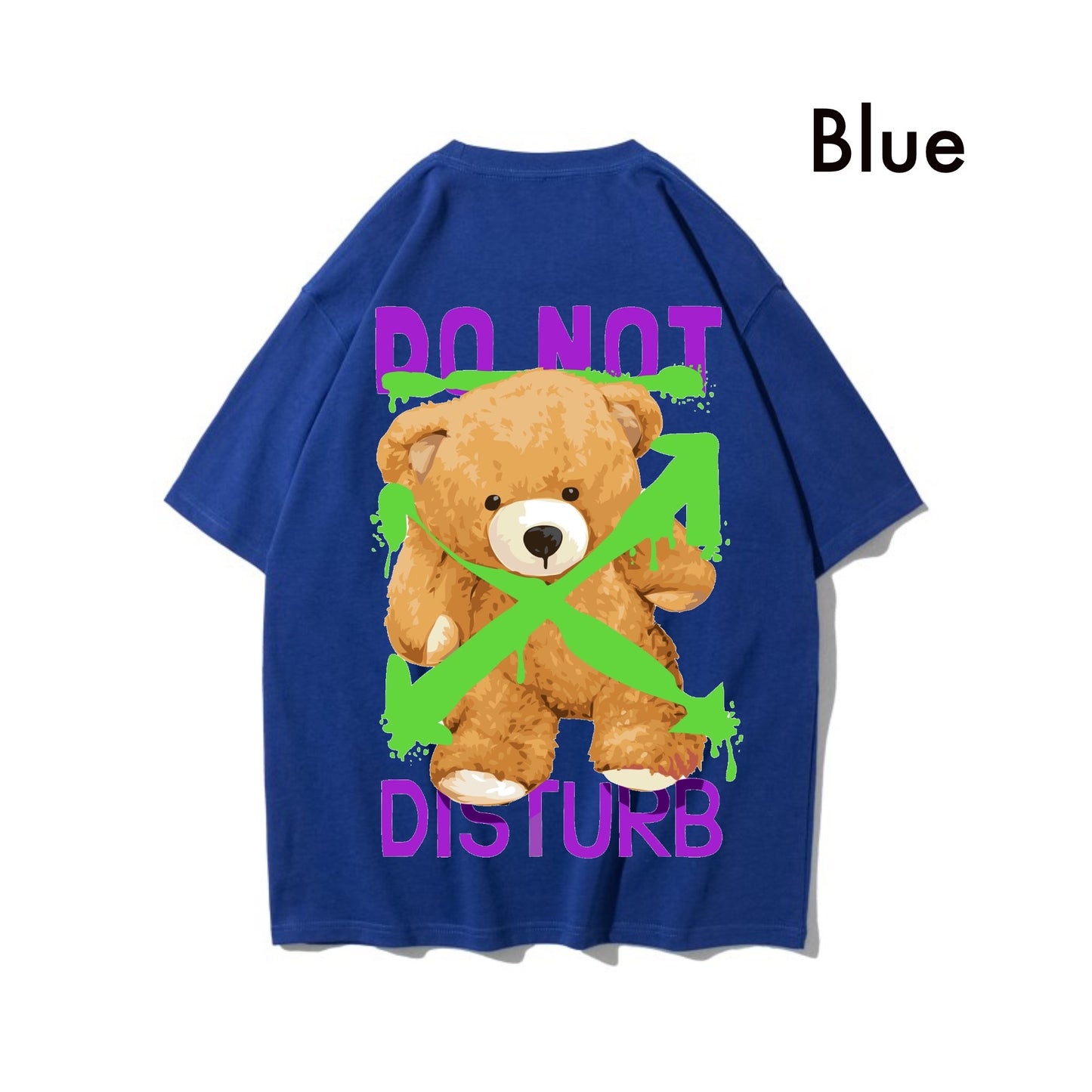 Etiquette Oversized T-Shirt - [0021] Do not Disturb Bear