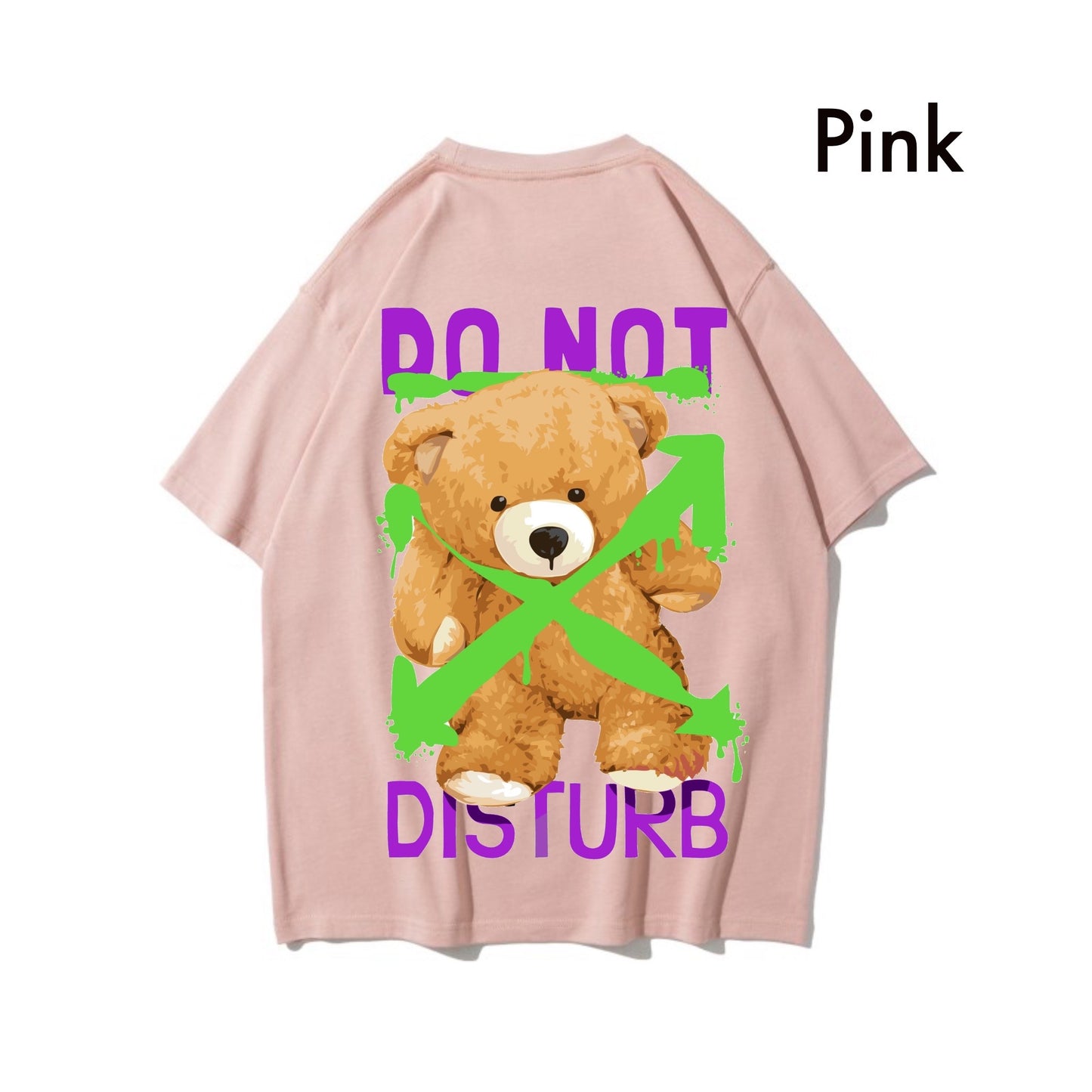 Etiquette Oversized T-Shirt - [0021] Do not Disturb Bear