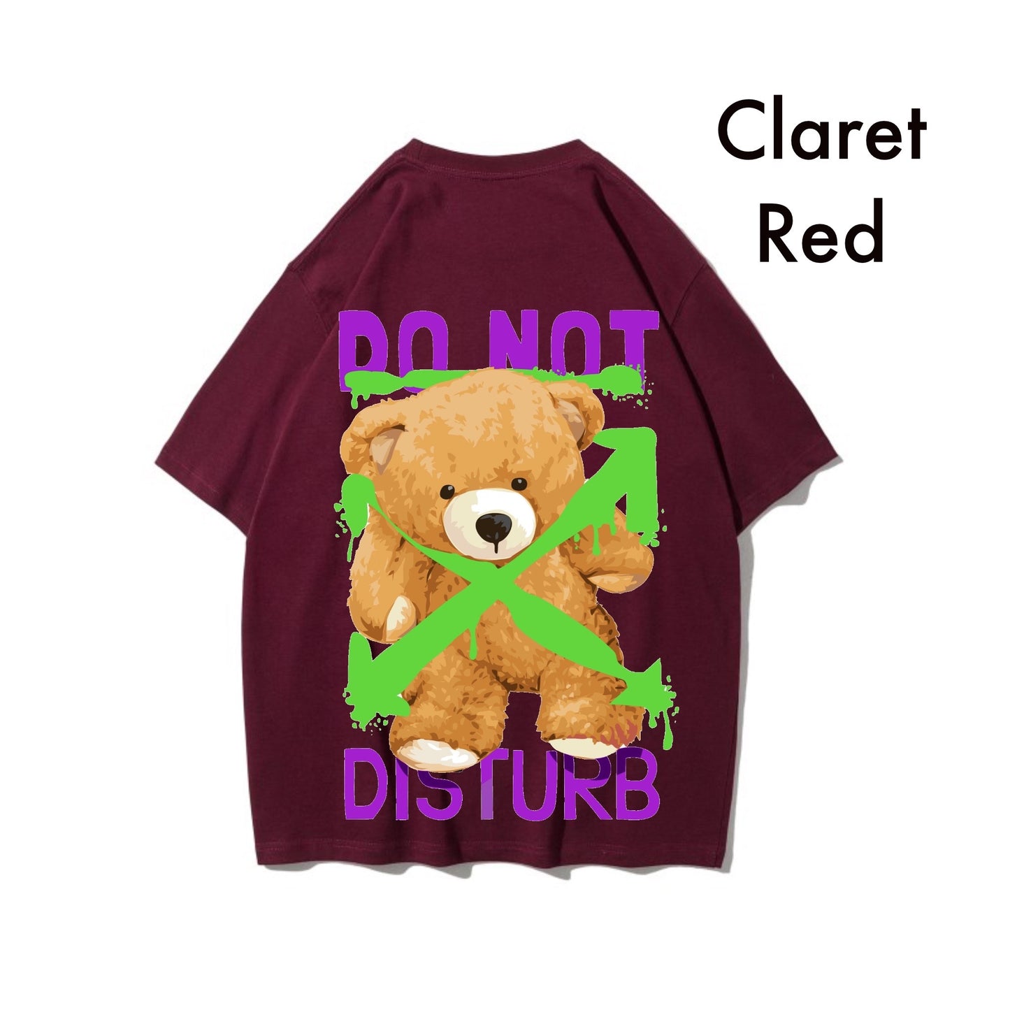 Etiquette Oversized T-Shirt - [0021] Do not Disturb Bear