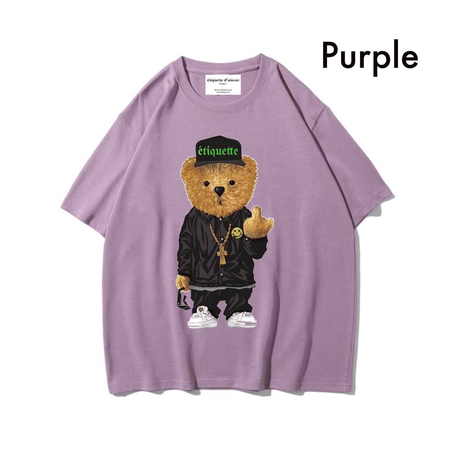 Etiquette Oversized T-Shirt - [0023] Hype Bear