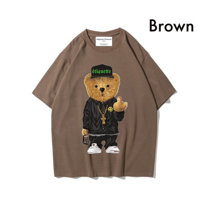 Etiquette Oversized T-Shirt - [0023] Hype Bear