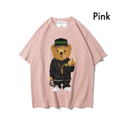 Etiquette Oversized T-Shirt - [0023] Hype Bear