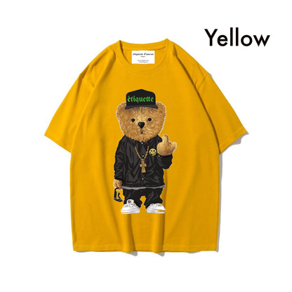 Etiquette Oversized T-Shirt - [0023] Hype Bear