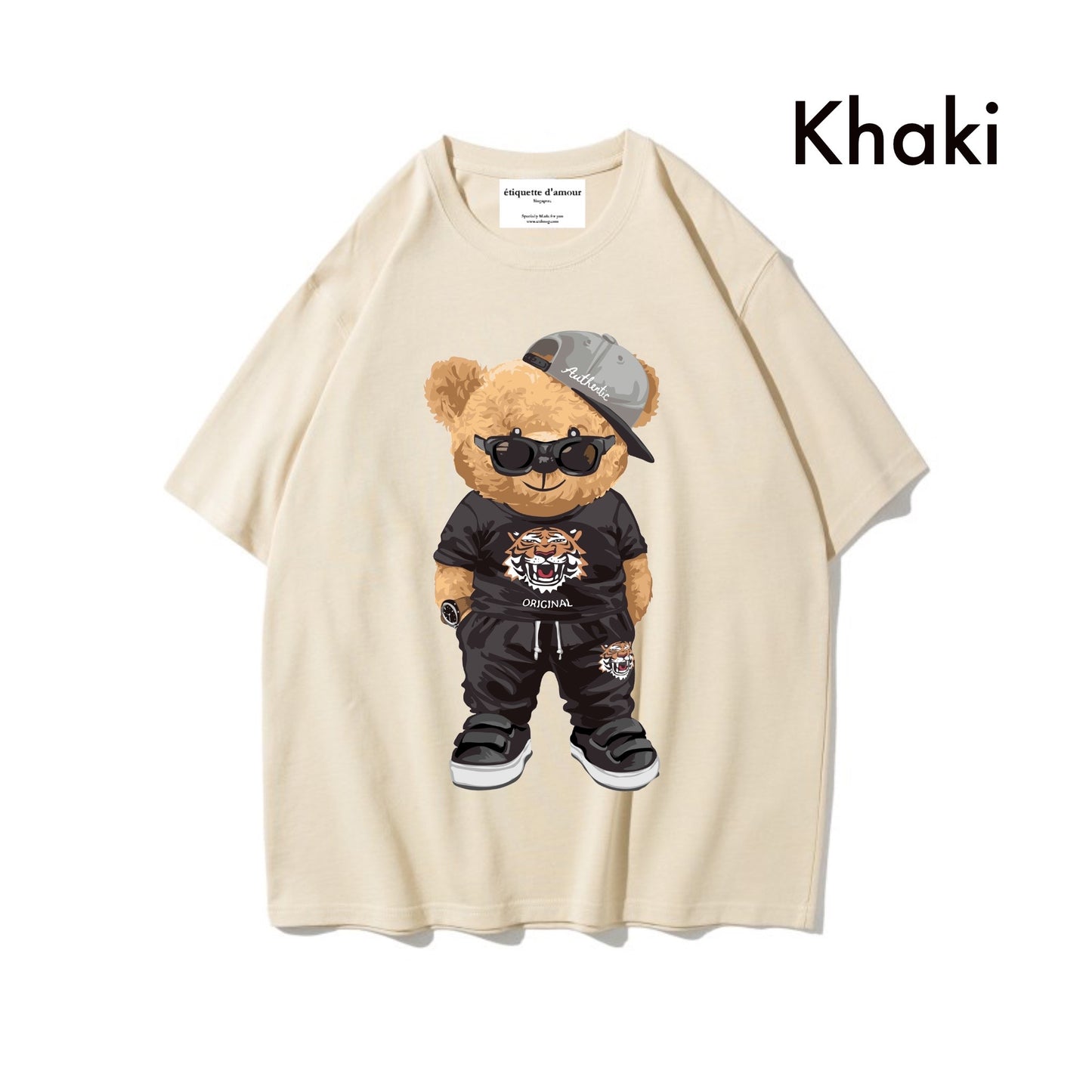 Etiquette Oversized T-Shirt - [0024] Hype Tiger Bear