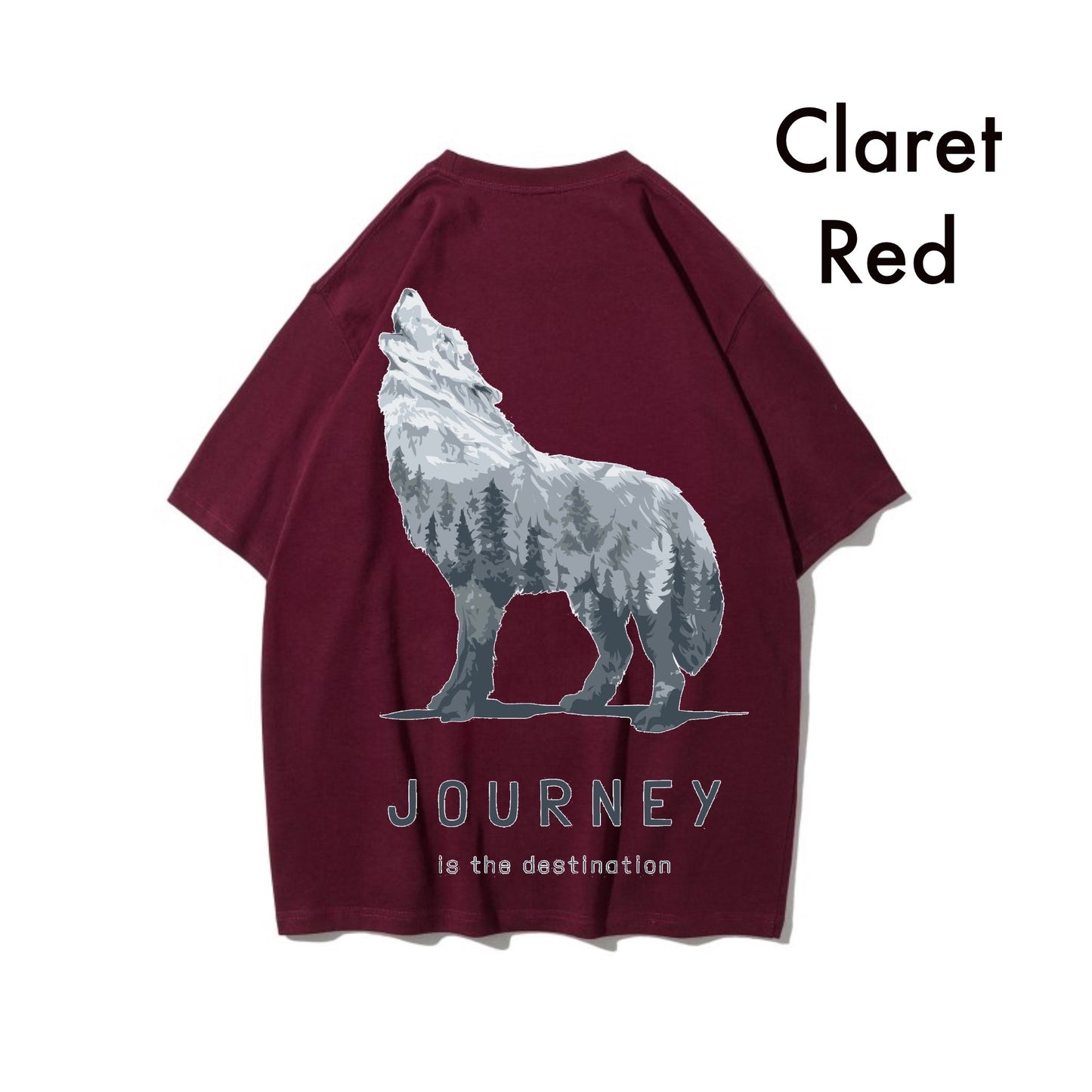 Etiquette Oversized T-Shirt - [0029] Wolf Journey