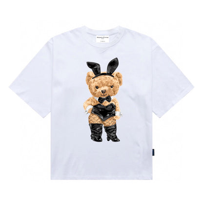 Etiquette Oversized T-Shirt - [0033] Bunny Rabbit Bear