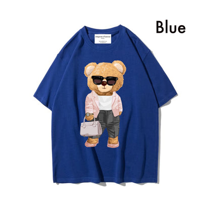 Etiquette Oversized T-Shirt - [0035] Office Lady Bear