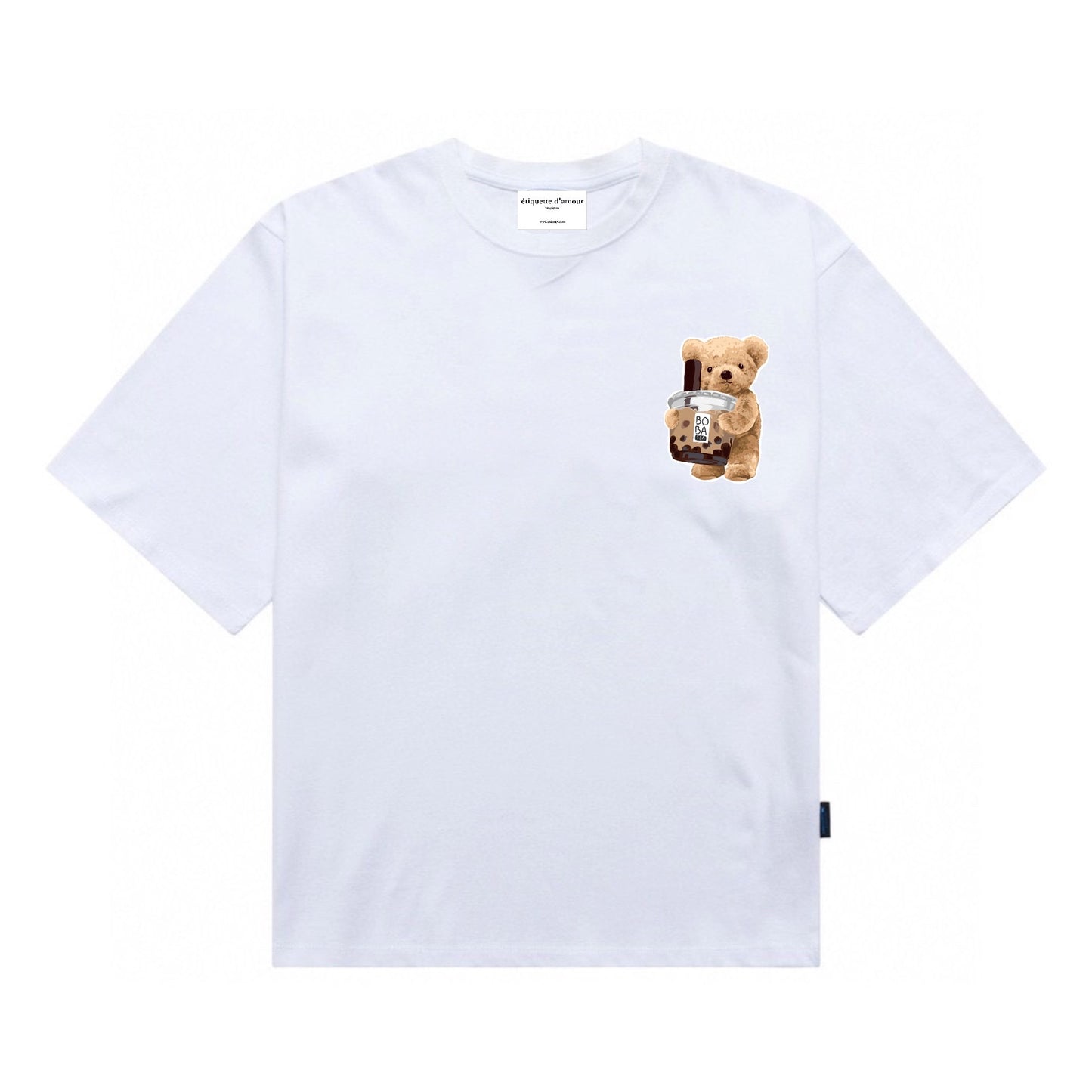 Etiquette Oversized T-Shirt - [0036] Boba Bear