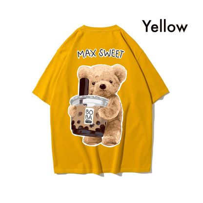 Etiquette Oversized T-Shirt - [0036] Boba Bear