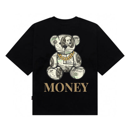 Etiquette Oversized T-Shirt - [0037] Money Bill Bear