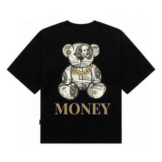 Etiquette Oversized T-Shirt - [0037] Money Bill Bear