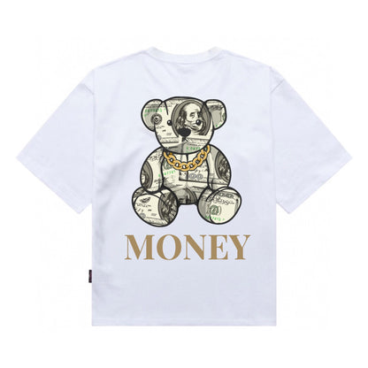 Etiquette Oversized T-Shirt - [0037] Money Bill Bear