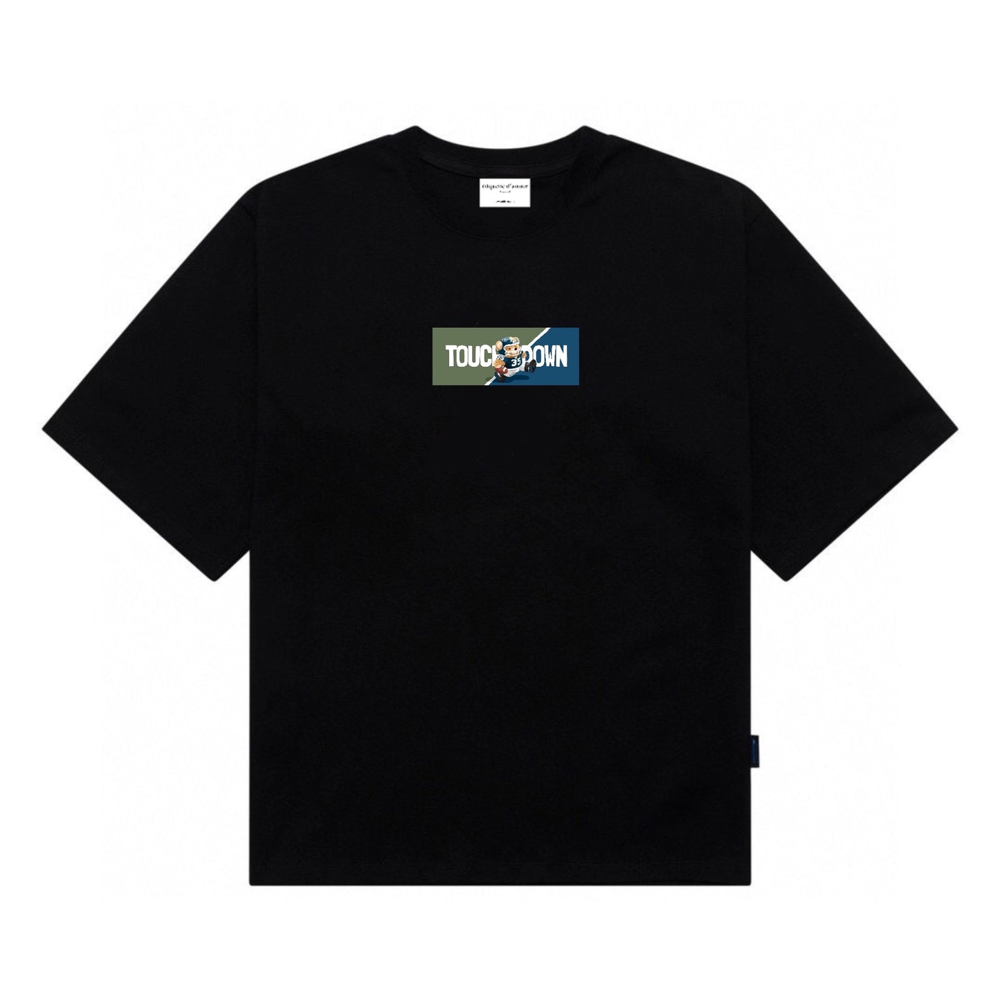 Etiquette Oversized T-Shirt - [0040] Touchdown Bear