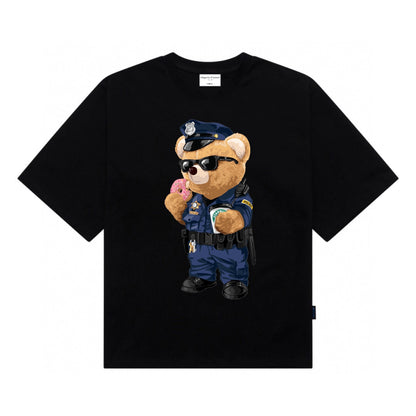 Etiquette Oversized T-Shirt - [0042] Policemen Bear