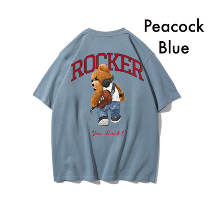 Etiquette Oversized T-Shirt - [0049] Born Rocker Bear