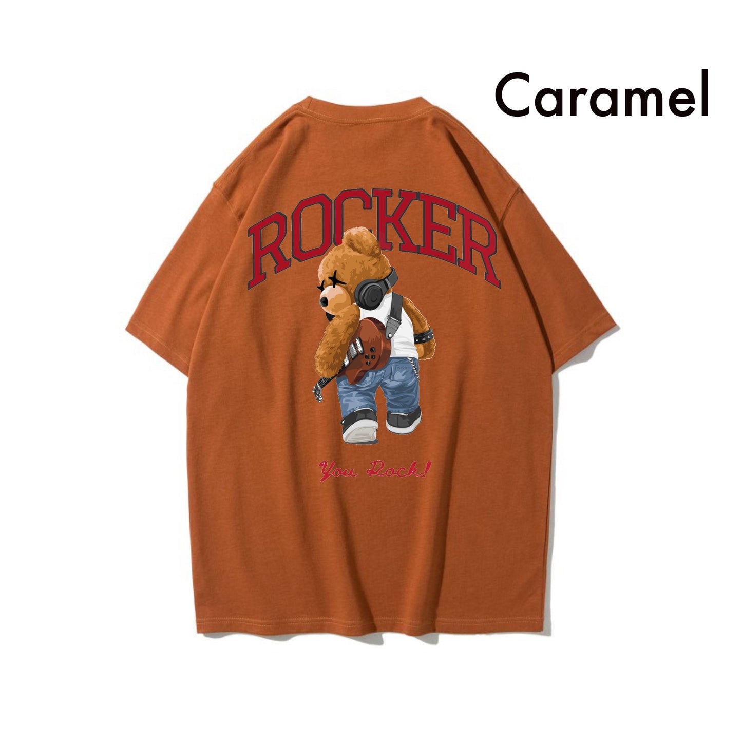 Etiquette Oversized T-Shirt - [0049] Born Rocker Bear