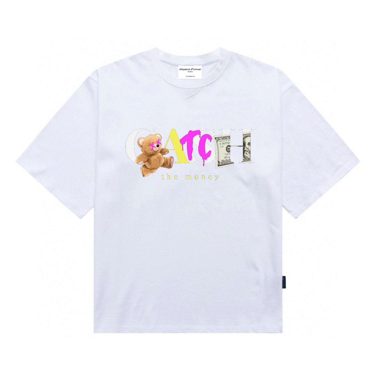 Etiquette Oversized T-Shirt - [0051] Cash Flow Club