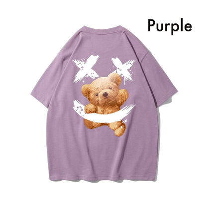 Etiquette Oversized T-Shirt - [0057] Ricky Clown Teddy Bear