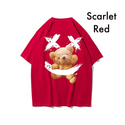 Etiquette Oversized T-Shirt - [0057] Ricky Clown Teddy Bear