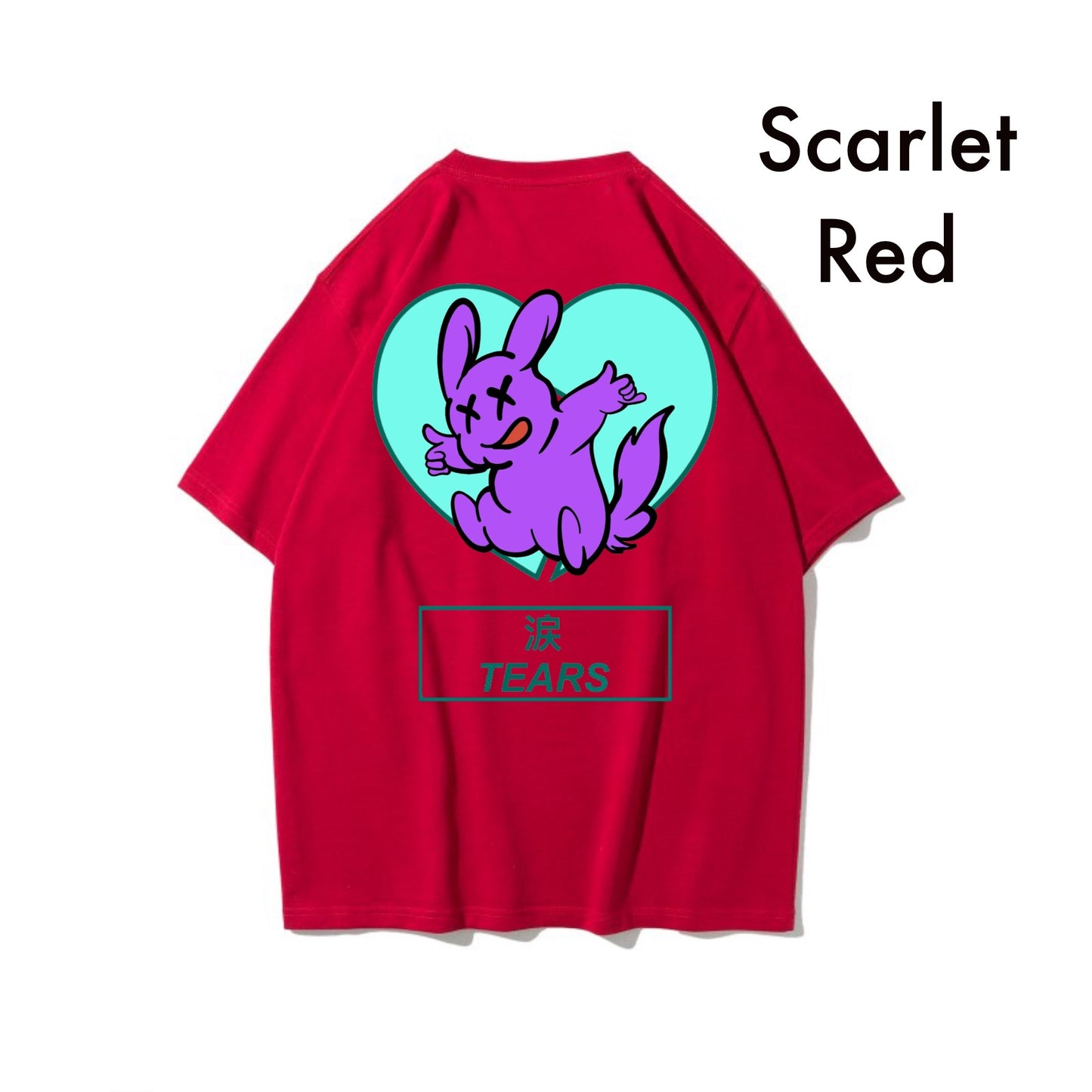 Etiquette Oversized T-Shirt - [0061] Fxxking Rabbit in Tears
