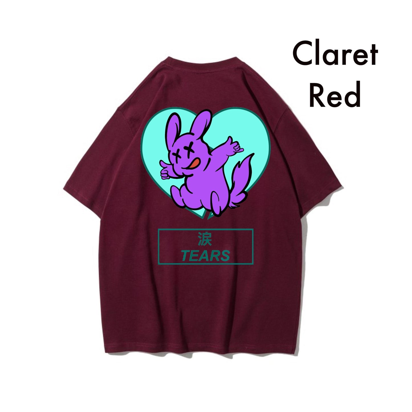 Etiquette Oversized T-Shirt - [0061] Fxxking Rabbit in Tears